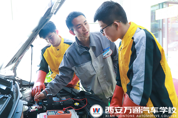 來西安萬通學習新能源汽車技術前景如何，后期好就業嗎？